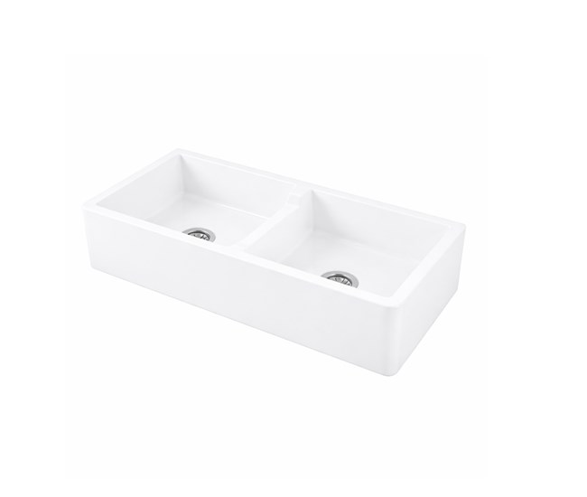 Lavello reversibile 84 cm 2 Vasche