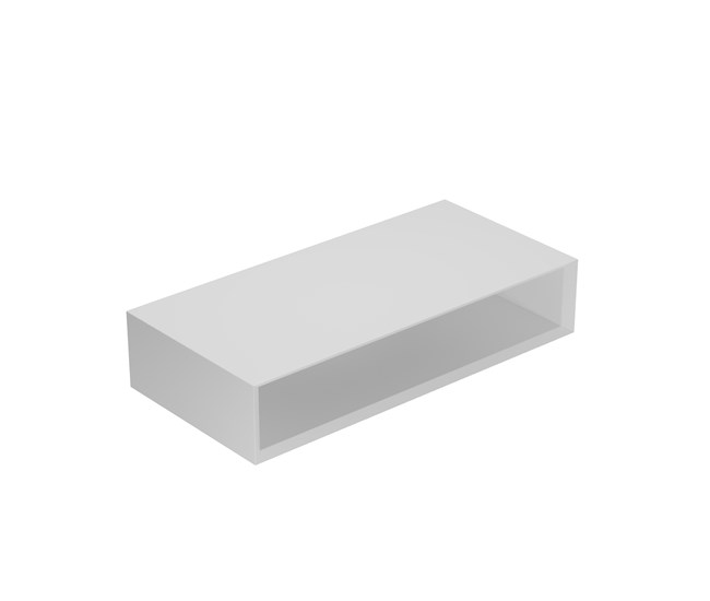 Mobile a giorno sospeso cm 100x48xh20, collocabile lateralmente o sotto lavabo