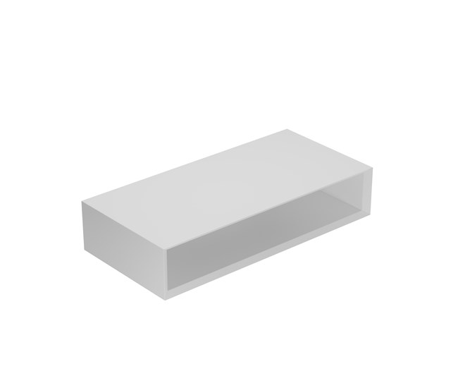 Mobile a giorno sospeso cm 100x37xh20, collocabile lateralmente o sotto lavabo