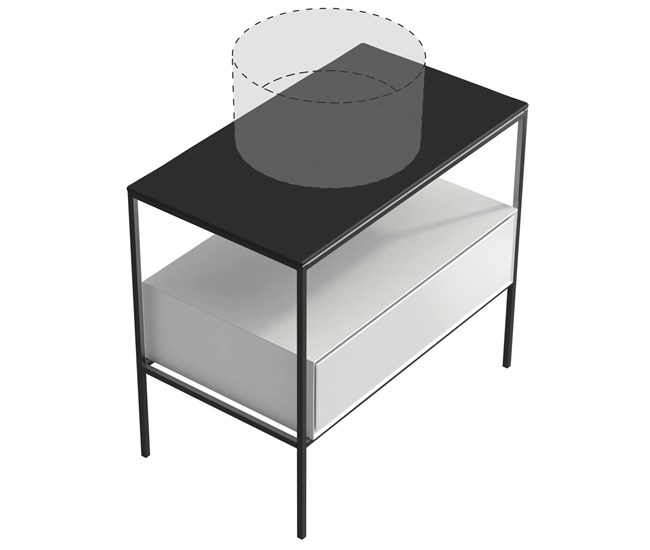 Struttura per mobile 80x45,5