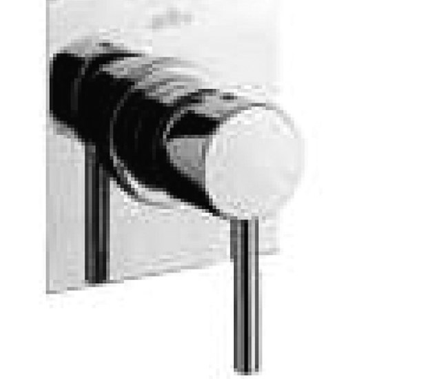 Miscelatore monocomando per doccia, incasso a muro