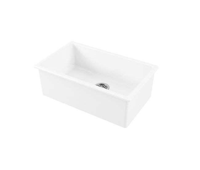 Lavello doppio montaggio 76 cm