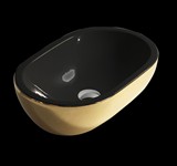 Negro mate y oro mate externo